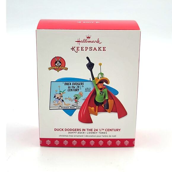 Hallmark Keepsake 2017 Looney Tunes Duck Dodgers in the 24 1/2th Century Daffy - Picture 1 of 6